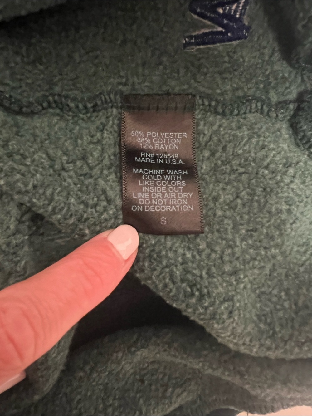 Aviator Nation Forest Green Logo Relaxed Crew Sweatshirt Size S Like New - Picture 6 of 8